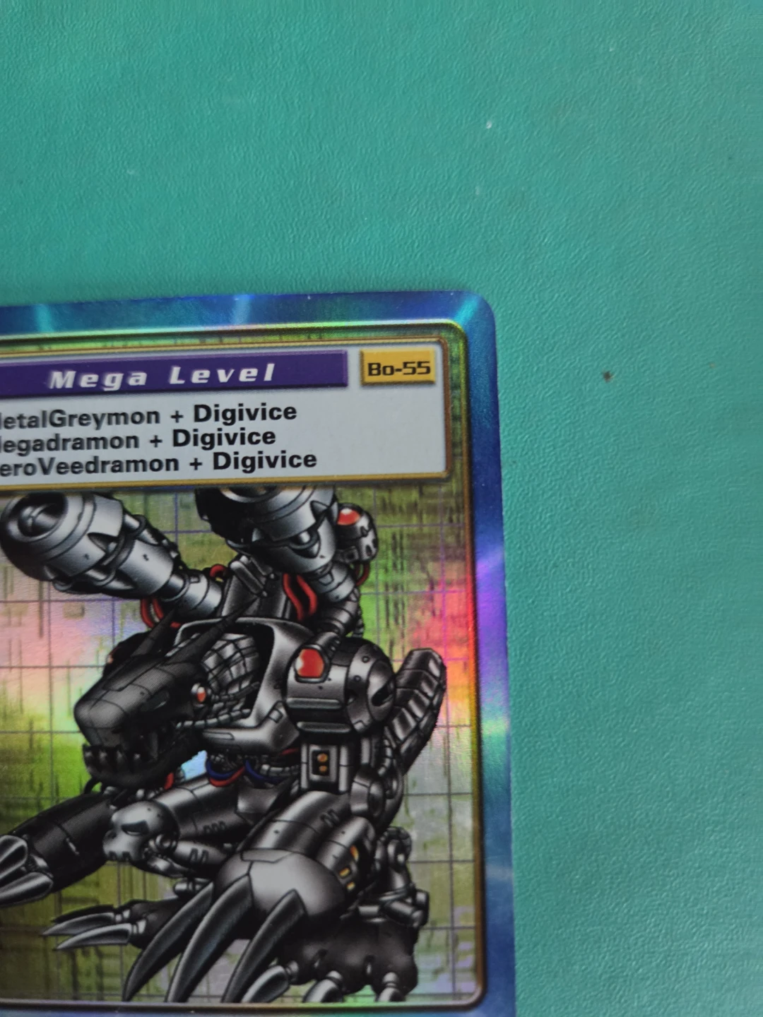1999 Bandai Digimon Machinedramon Bo-55 Card - photo 3
