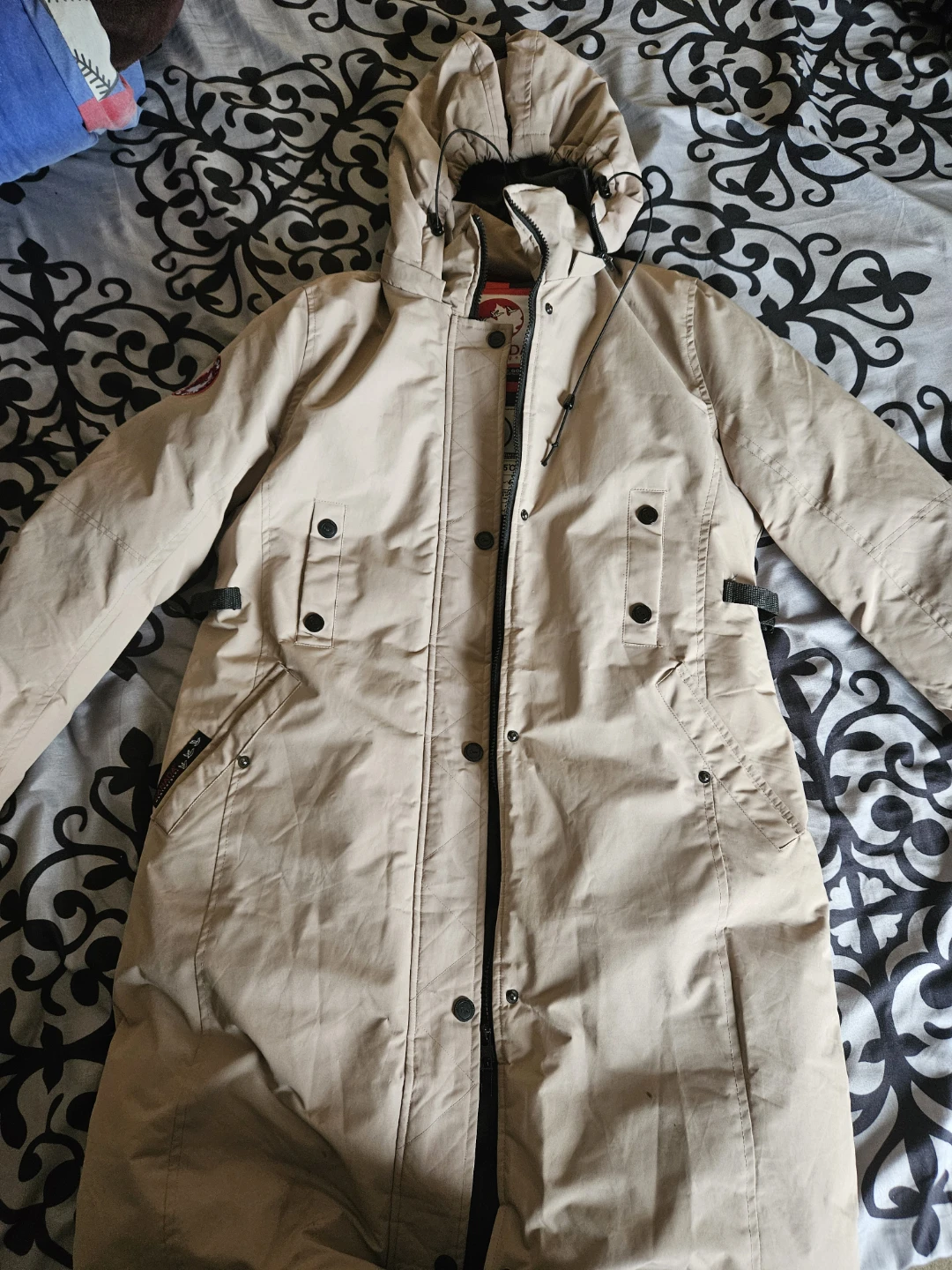 Canada Weathergear Super Triple Goose Parka - Beige