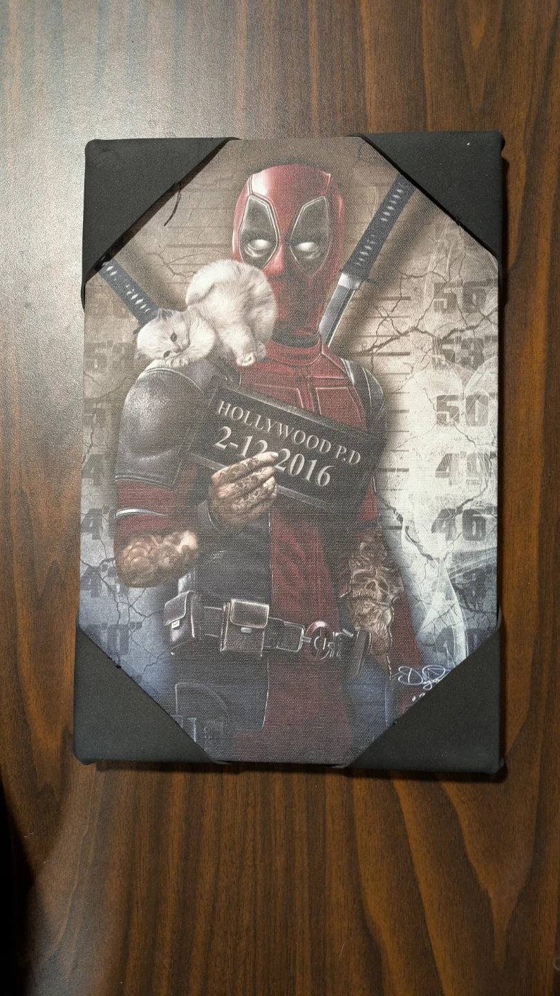 Deadpool canvas wall art 13.5"x9"