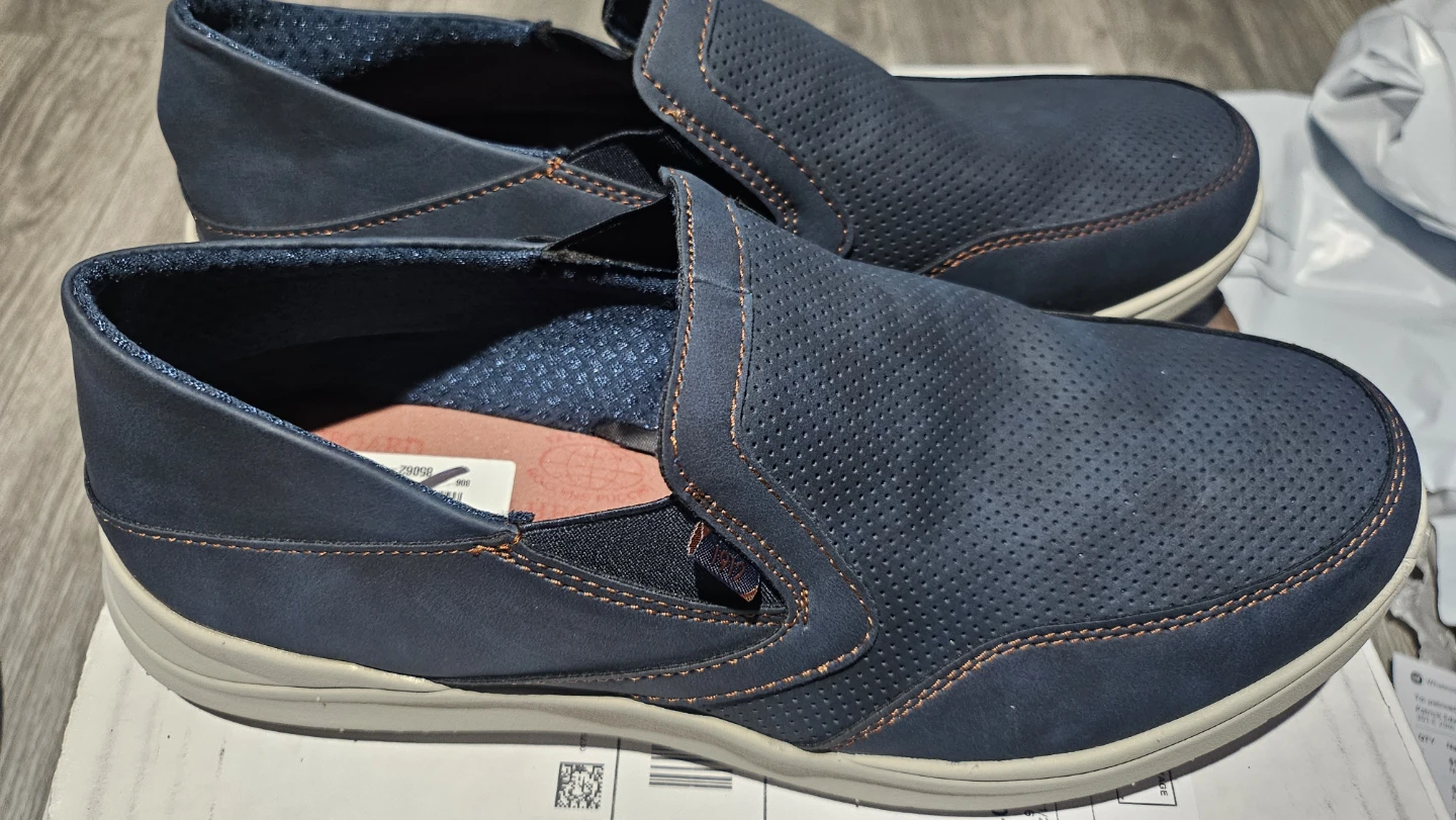 Mens Blue Slip-On Shoes Size 10M - photo 3