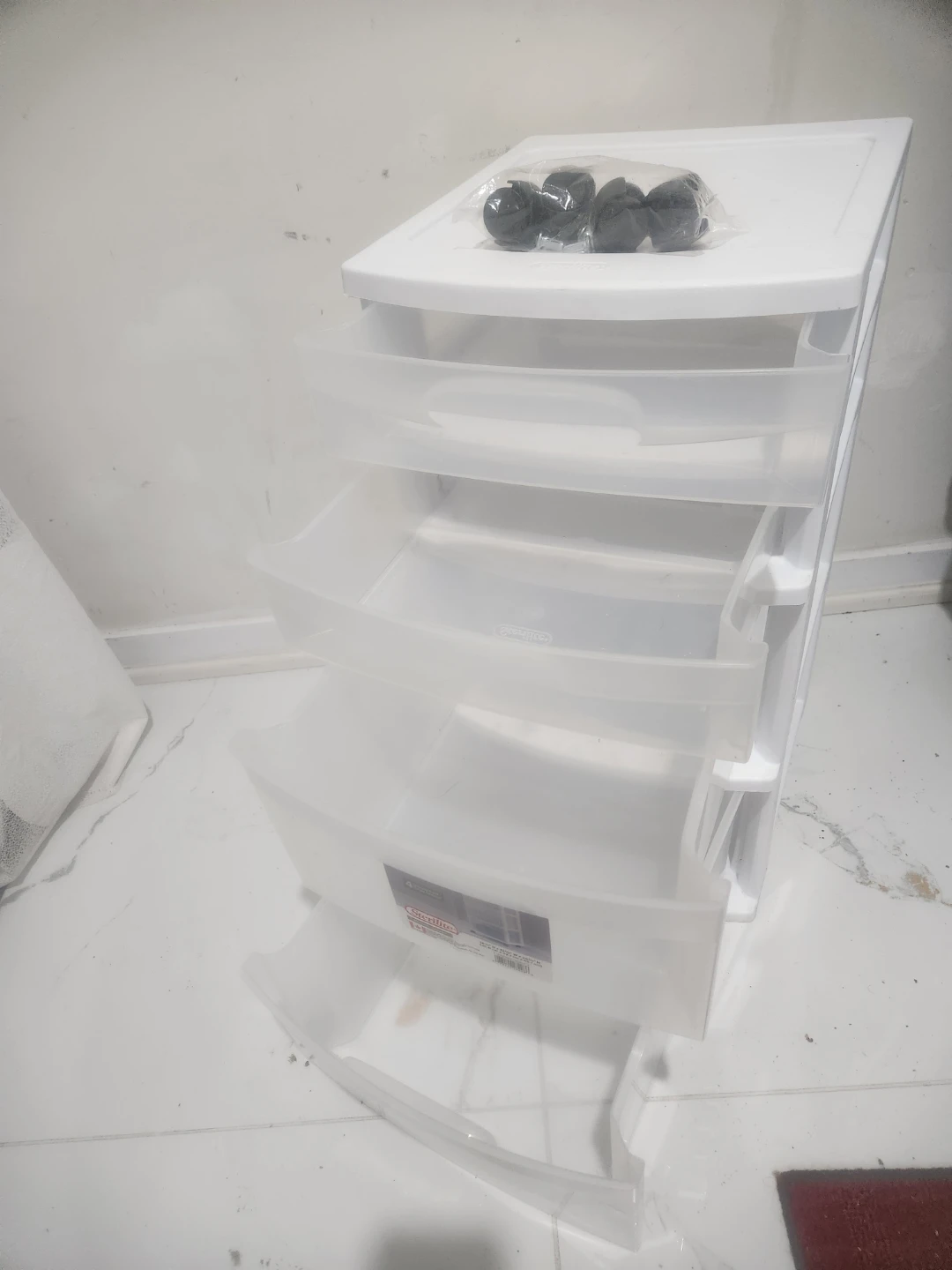 Sterilite 4-Drawer Medium Cart