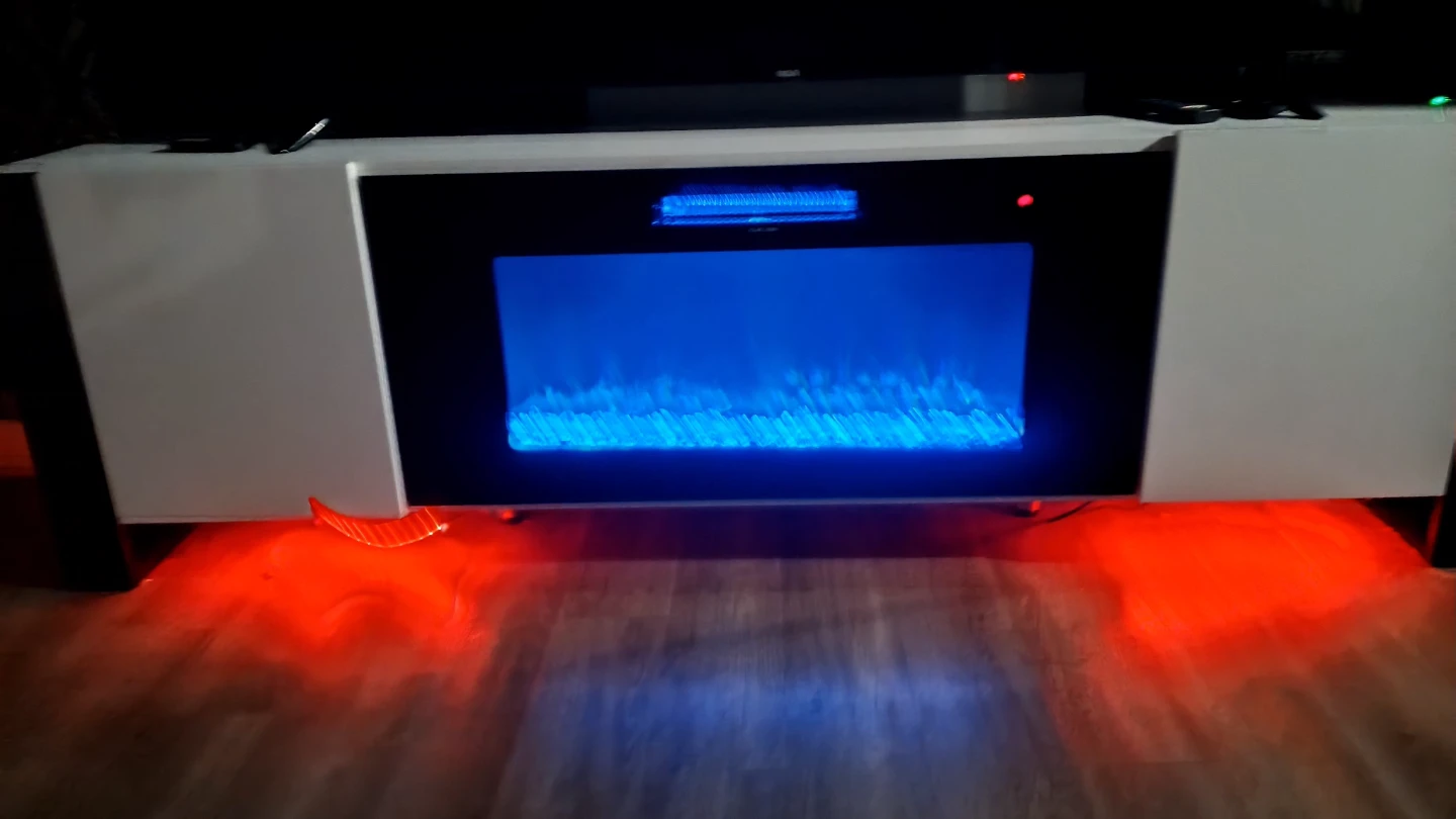 LUXOAK Fireplace TV Stand with LED Lights - photo 4