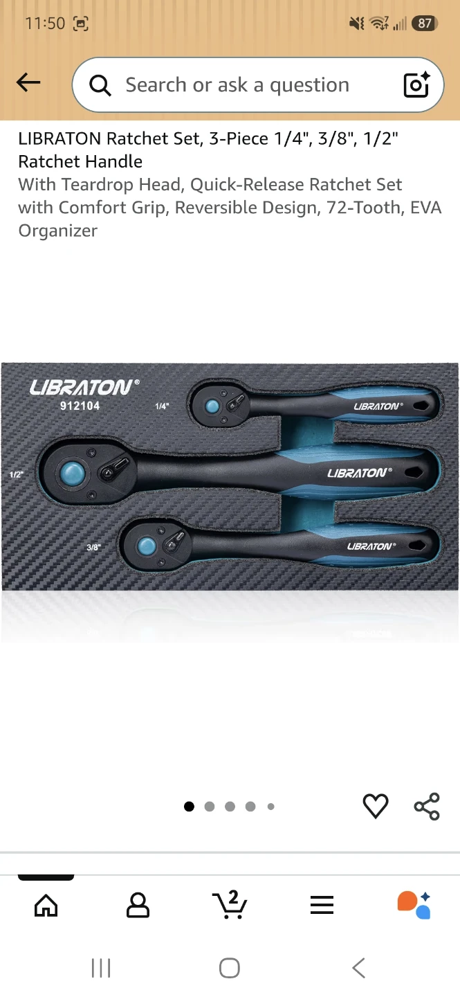 Libraton 3-Piece Ratchet Set