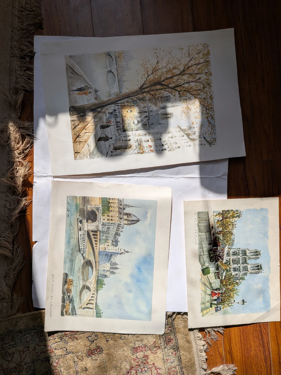 Set of 3 Parisian Watercolour PRINTS - photo 2