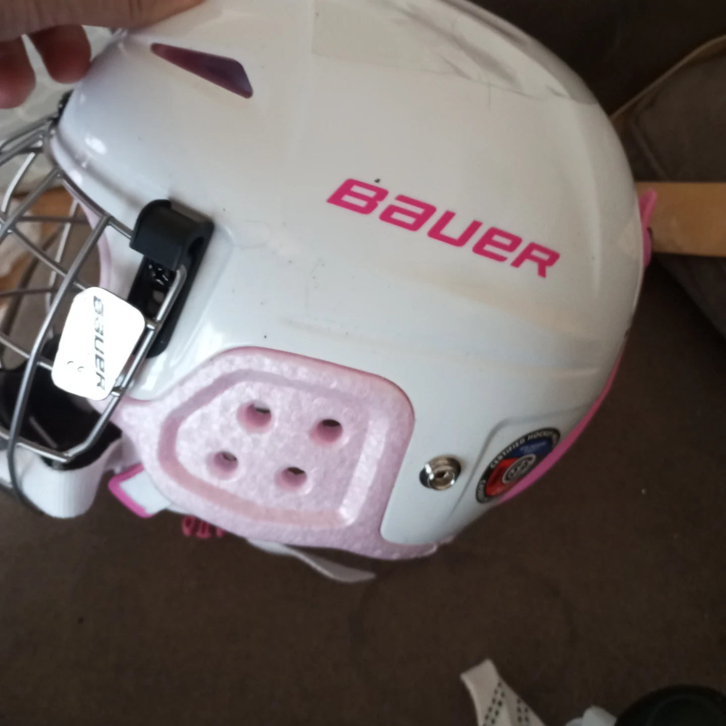 Bauer Lil Sport Hockey Helmet with Face Cage - photo 3