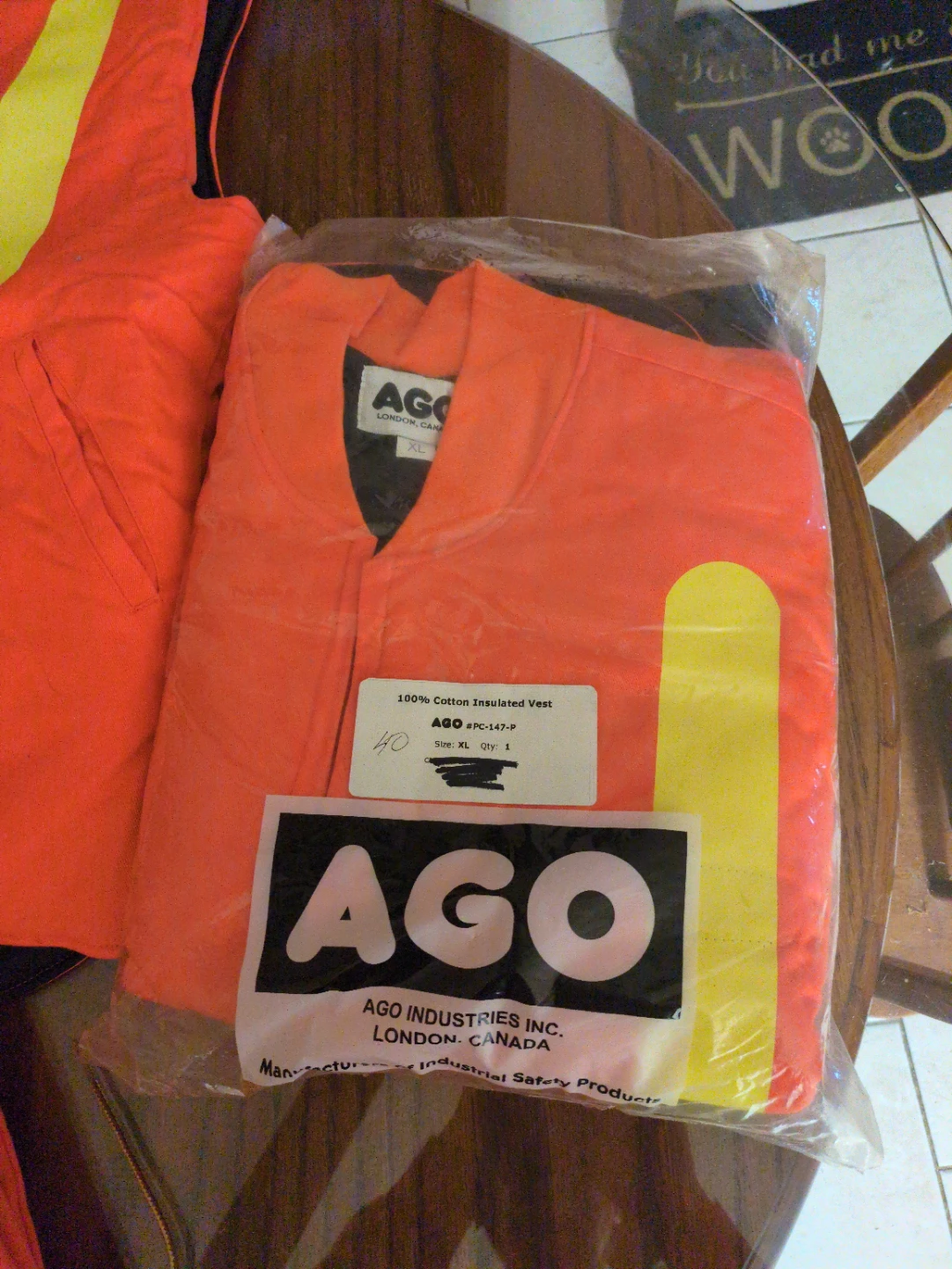 AGO Industries Safety Vest and Coveralls Set