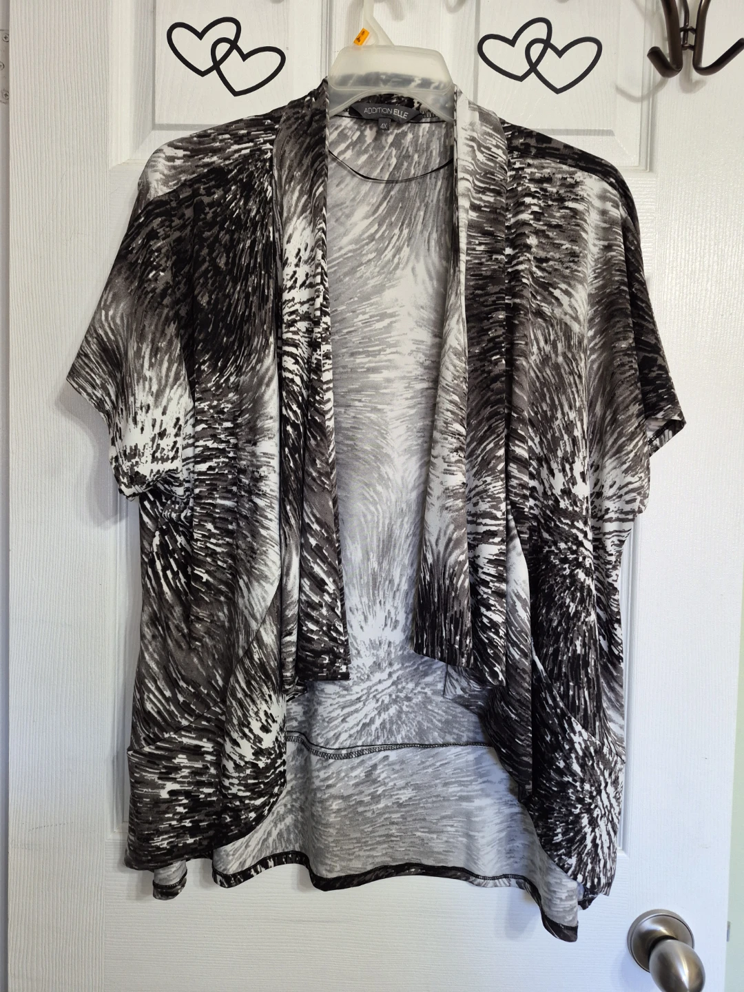Beautiful Ladies Size 4X AdditionElle Blouse Cardigan