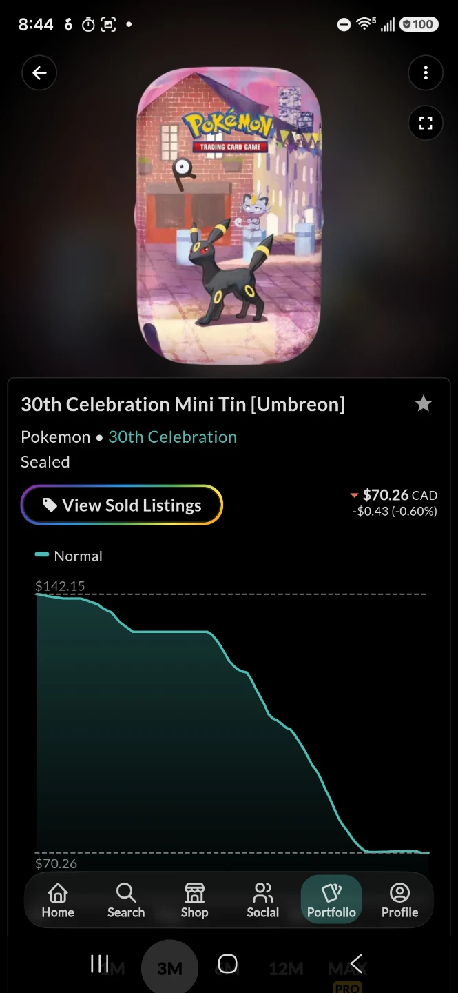 Pokemon 30th Celebration Mini Tin Umbreon - photo 2