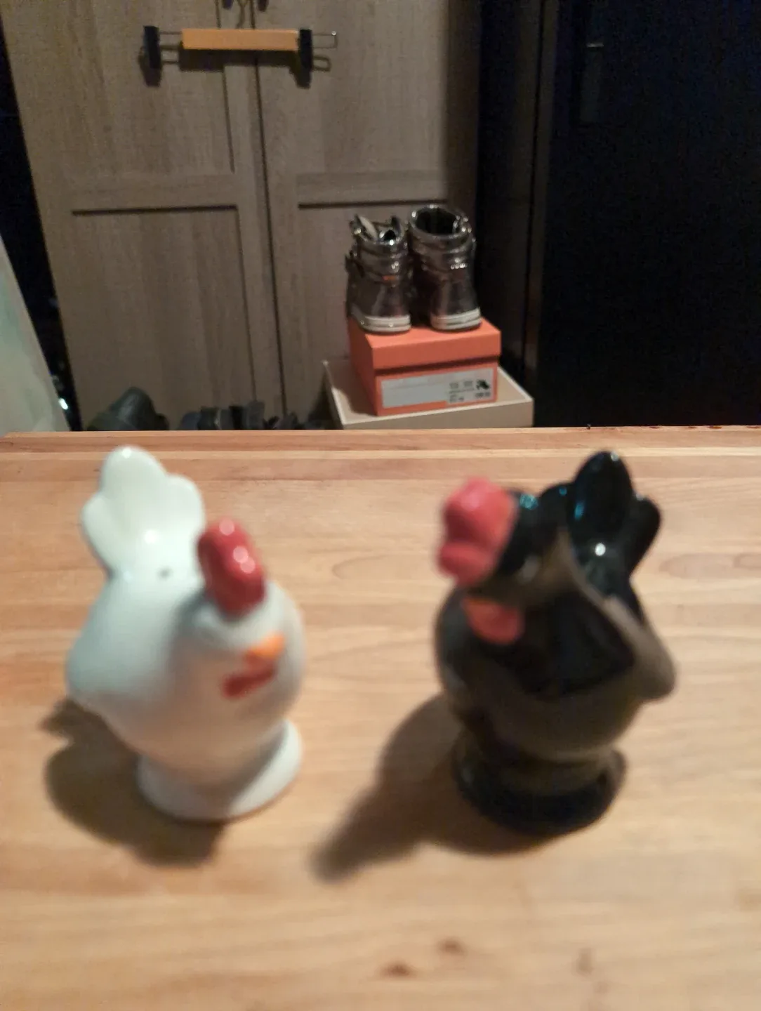 Ceramic Chicken Salt and Pepper Shakers