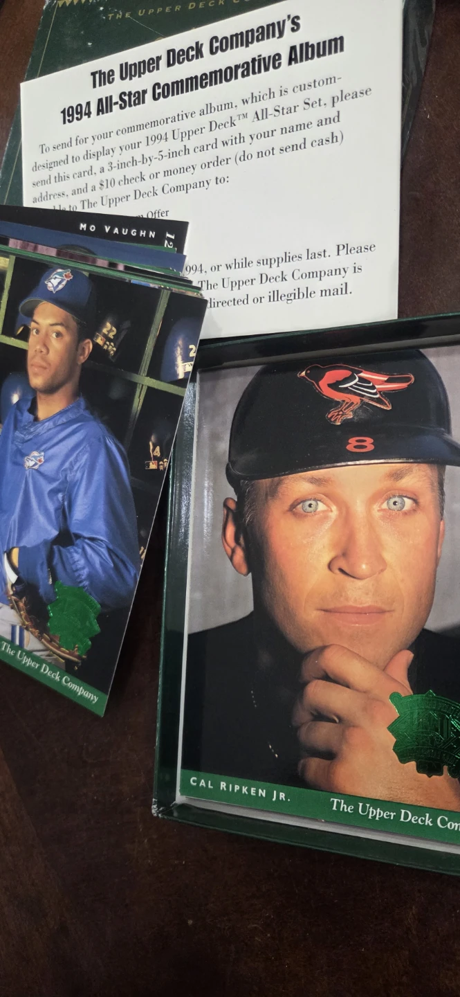 1994 Upper Deck All-Star Baseball Card Set - photo 4