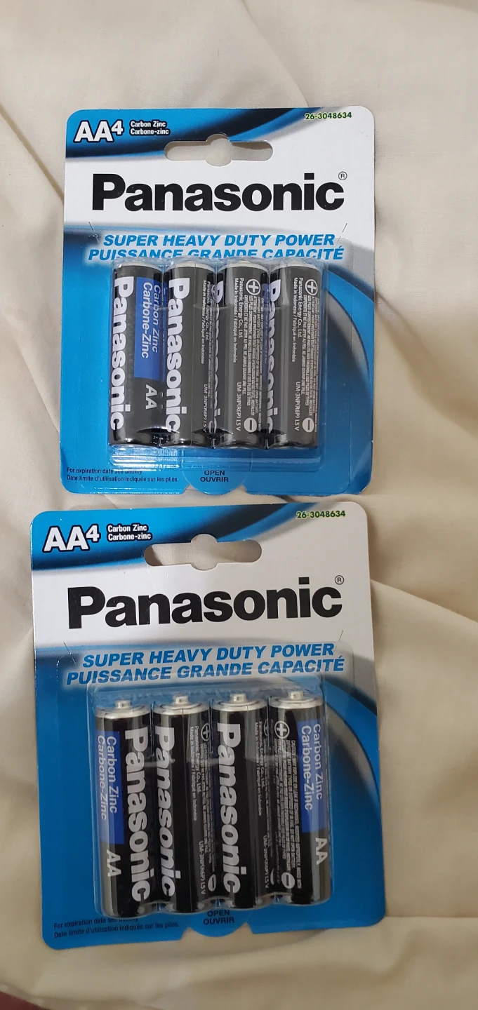 Two Packs of Panasonic AA Batteries - photo 2