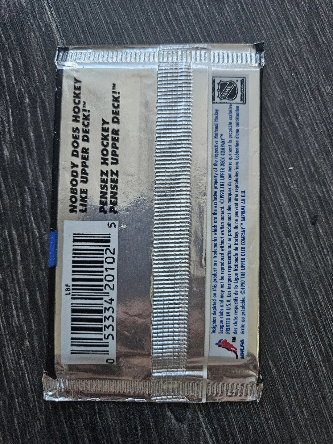 19 Sealed Packs, 1990-91 Upper Deck Hockey Cards, French Edition - photo 3