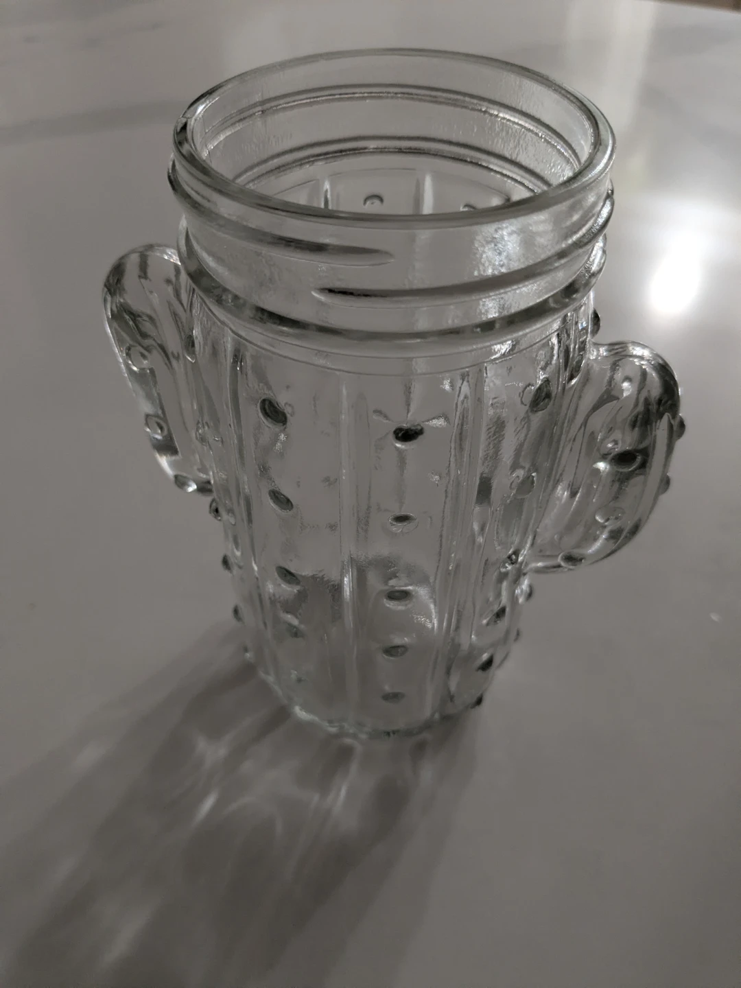 Cactus-shaped glass mug - photo 2