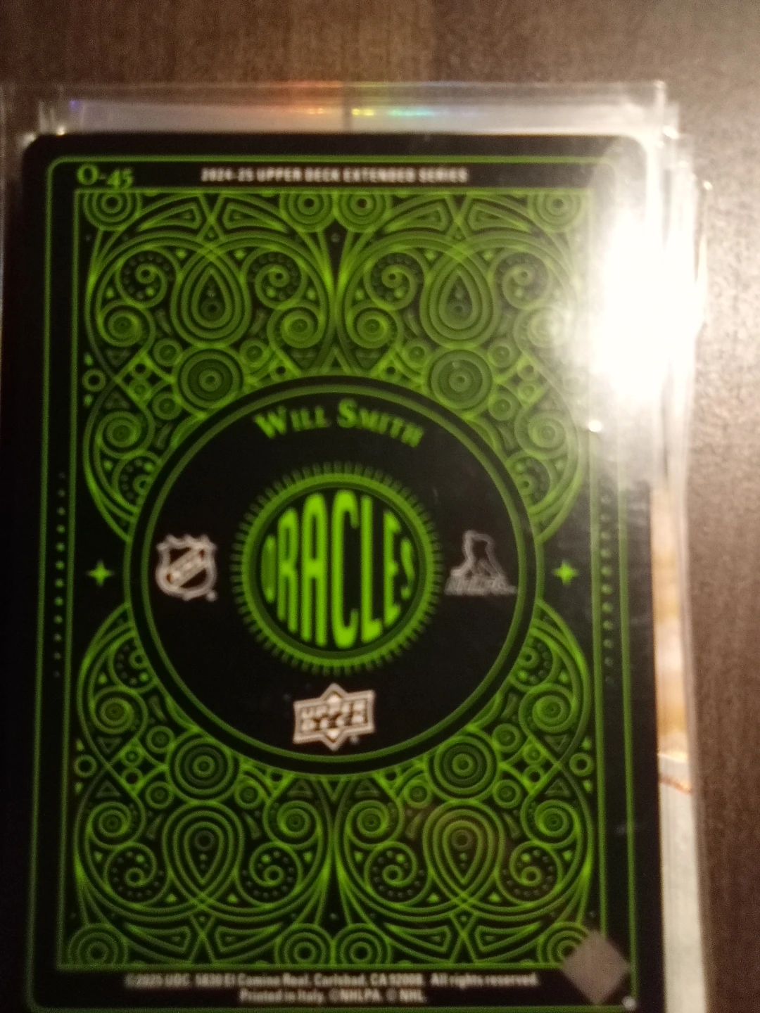 2024-25 Upper Deck Will Smith Oracles Hockey Card - photo 2