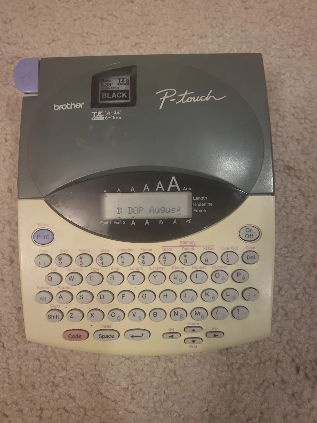 Brother P-Touch PT-1800 Label Maker