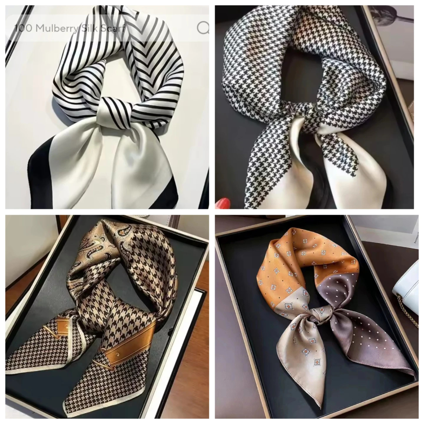 cotton linen scarf with magnetic buckle, styles as in pictures - photo 5