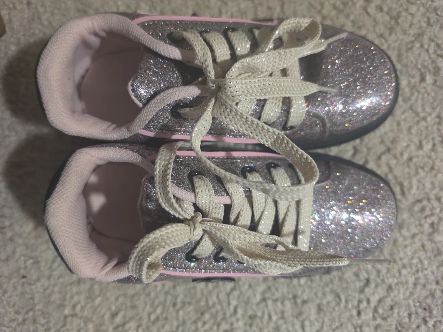 Girls glitter sneakers size 12 - photo 4