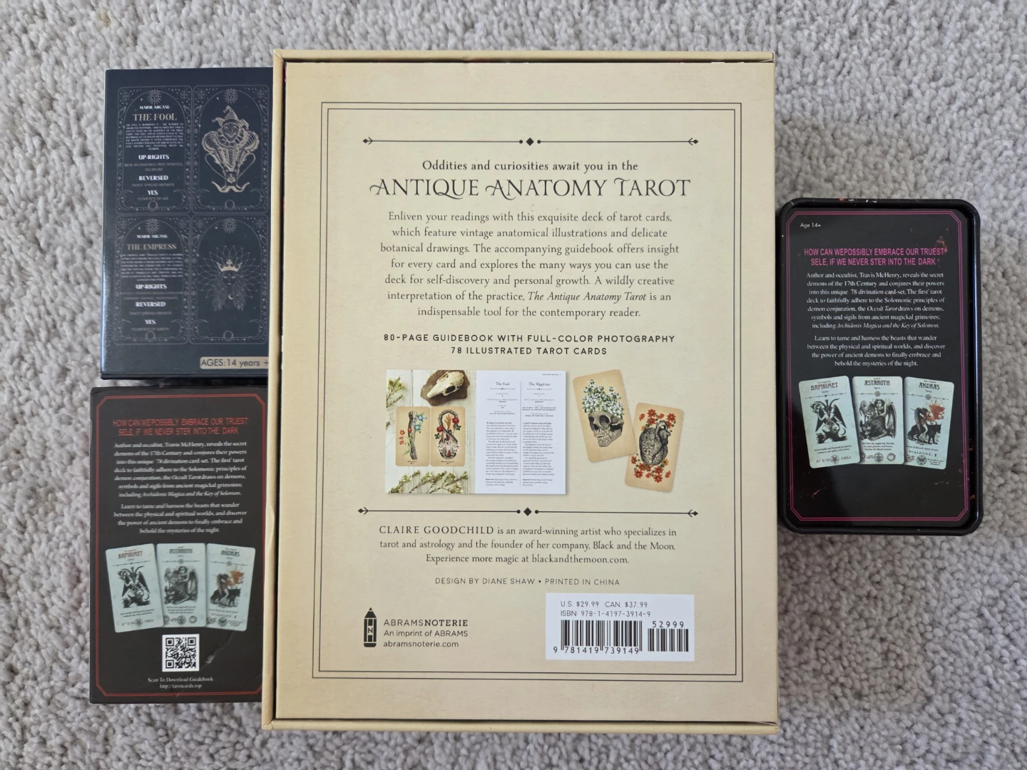 The Antique Anatomy Tarot Deck & Guidebook - photo 4