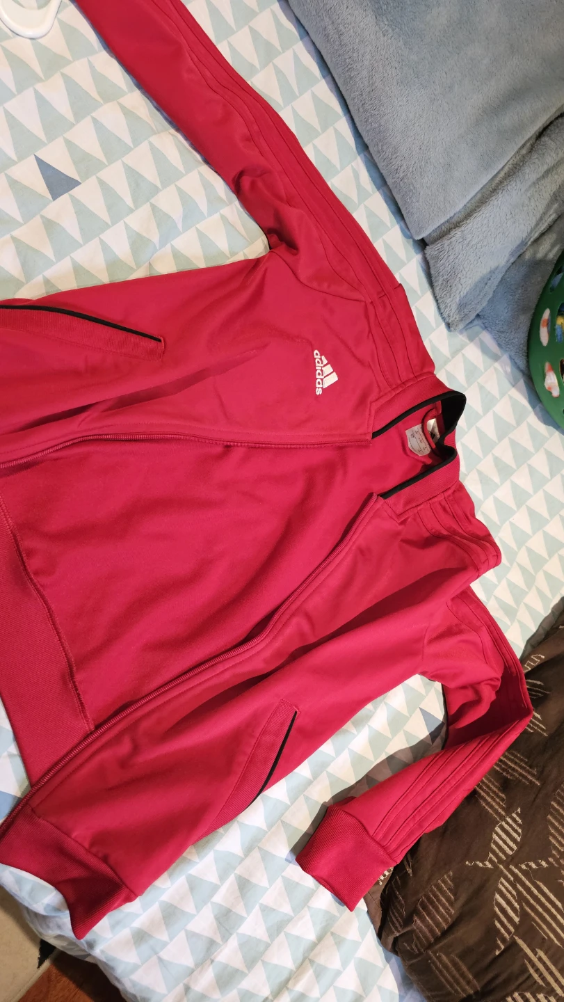 Adidas Kids Zip-Up Track Jacket - Red - photo 2