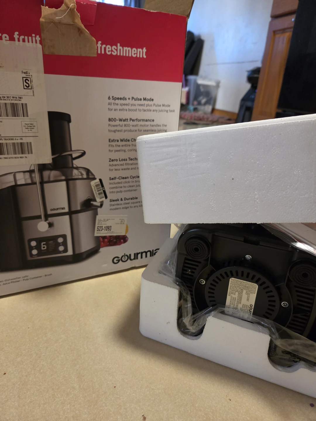 Gourmia GJ1455 Juice Extractor - photo 4