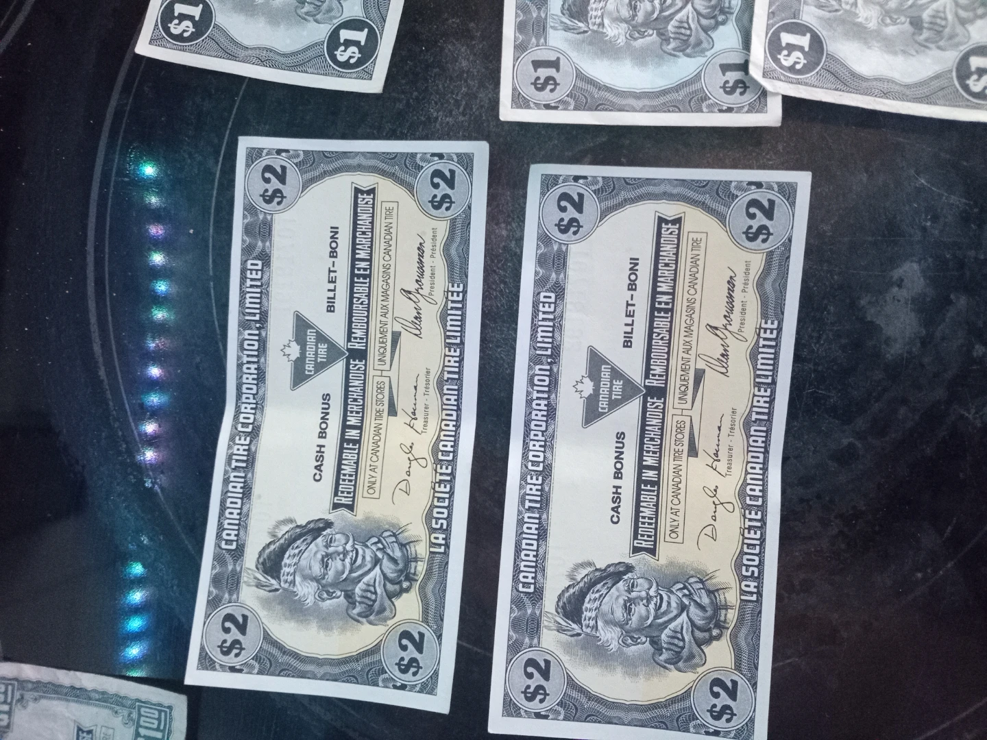 Vintage canadian tire notes - photo 3