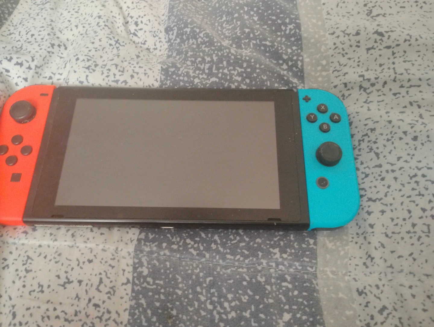 Nintendo Switch Console with Neon Red and Blue Joy-Cons - photo 2