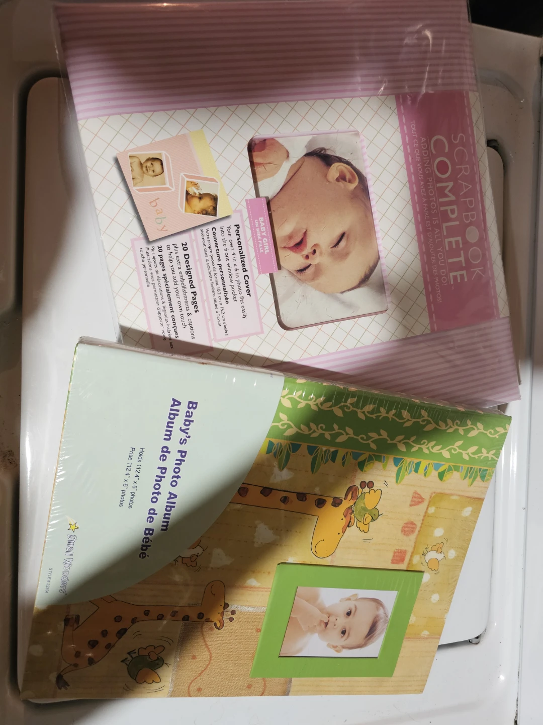Baby Photo Album and Scrapbook Set