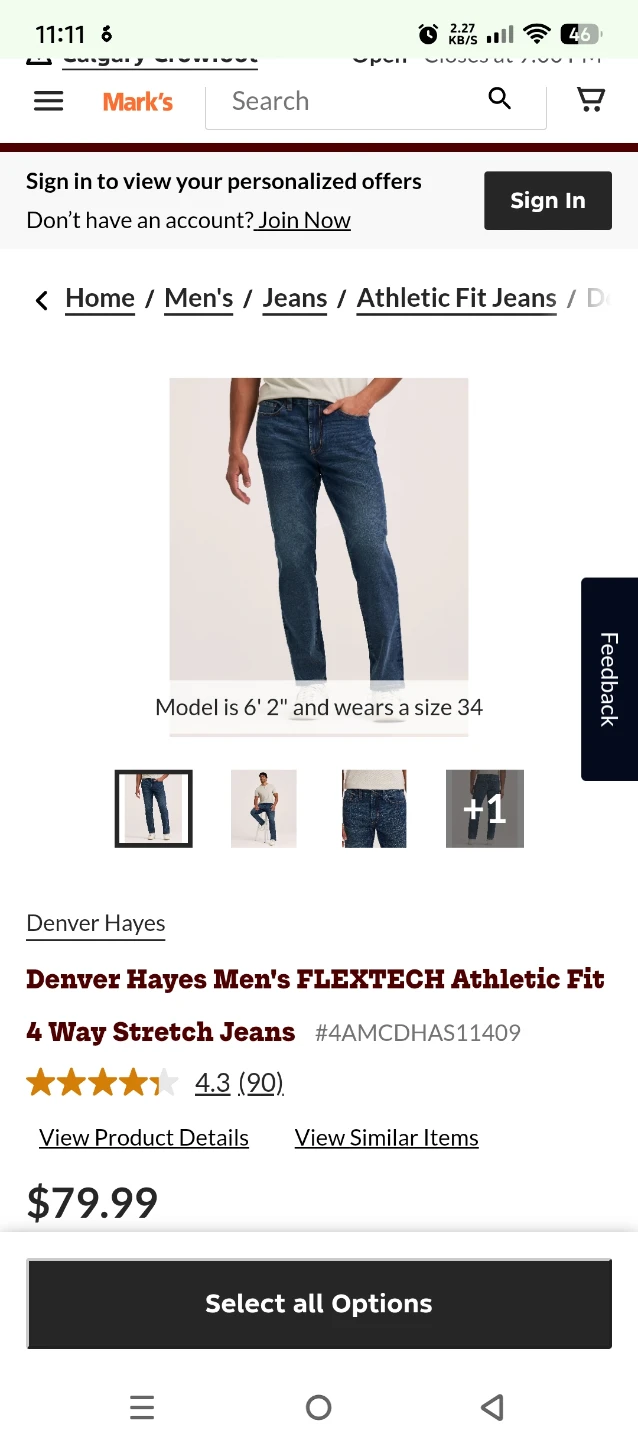 Men's Jean FLEXTECH Athletic - photo 4