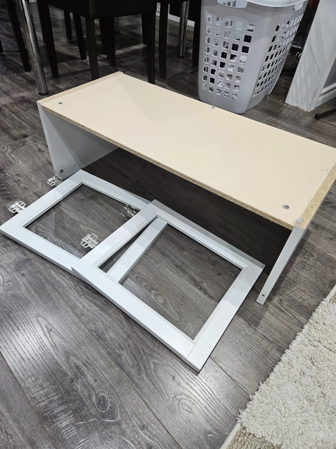 Billy Bookcase Extender with Oxberg doors
