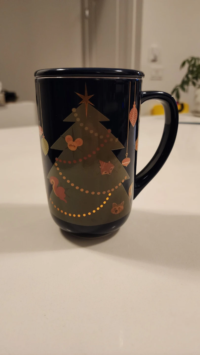Holiday Colour Changing Mug with Lid (David's Tea)