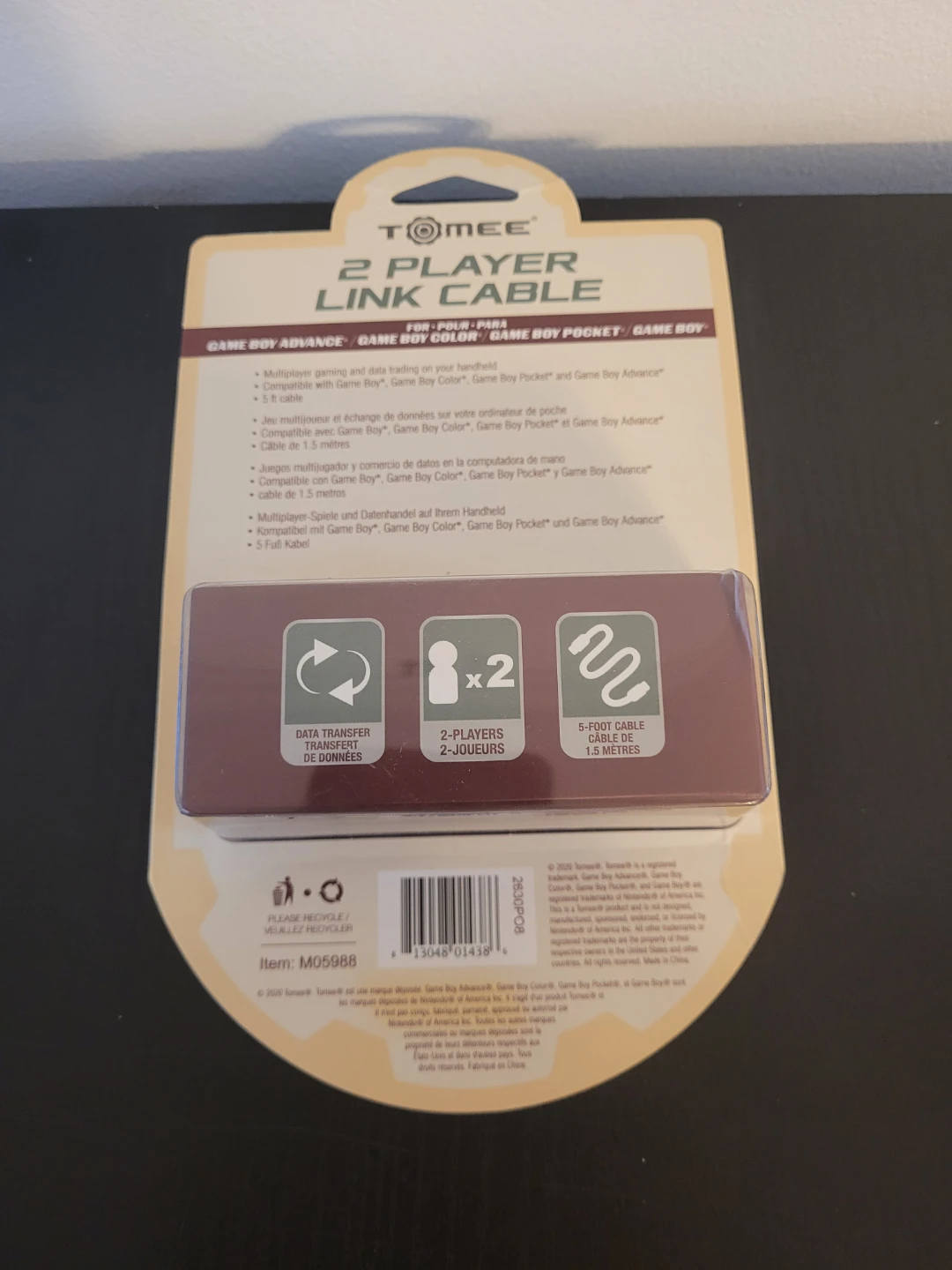 Tomee 2 Player Link Cable for Game Boy - photo 2