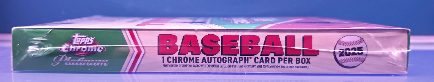 2025 Topps Chrome Platinum Baseball Hobby Box - photo 2