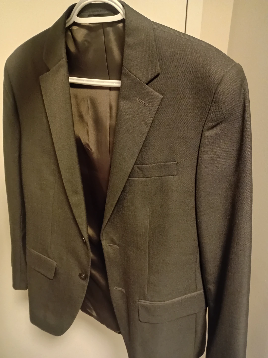 Haggar Men's Dark  Grey  suit