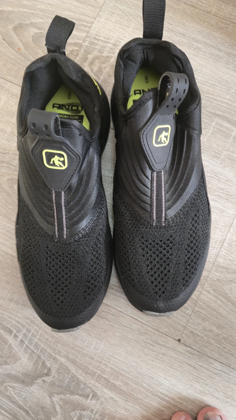 AND1 Men's Slip-On Sneakers Black Size 8
