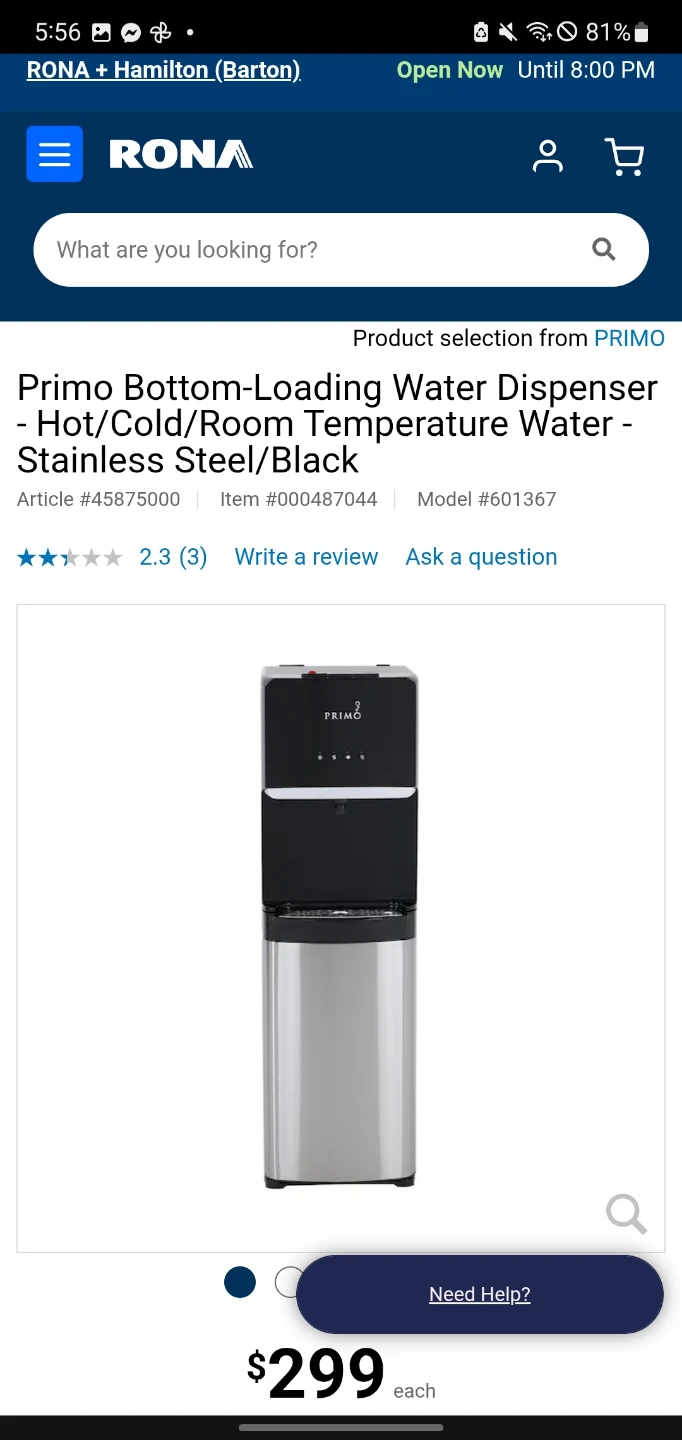Primo Bottom-Loading Water Dispenser - photo 4