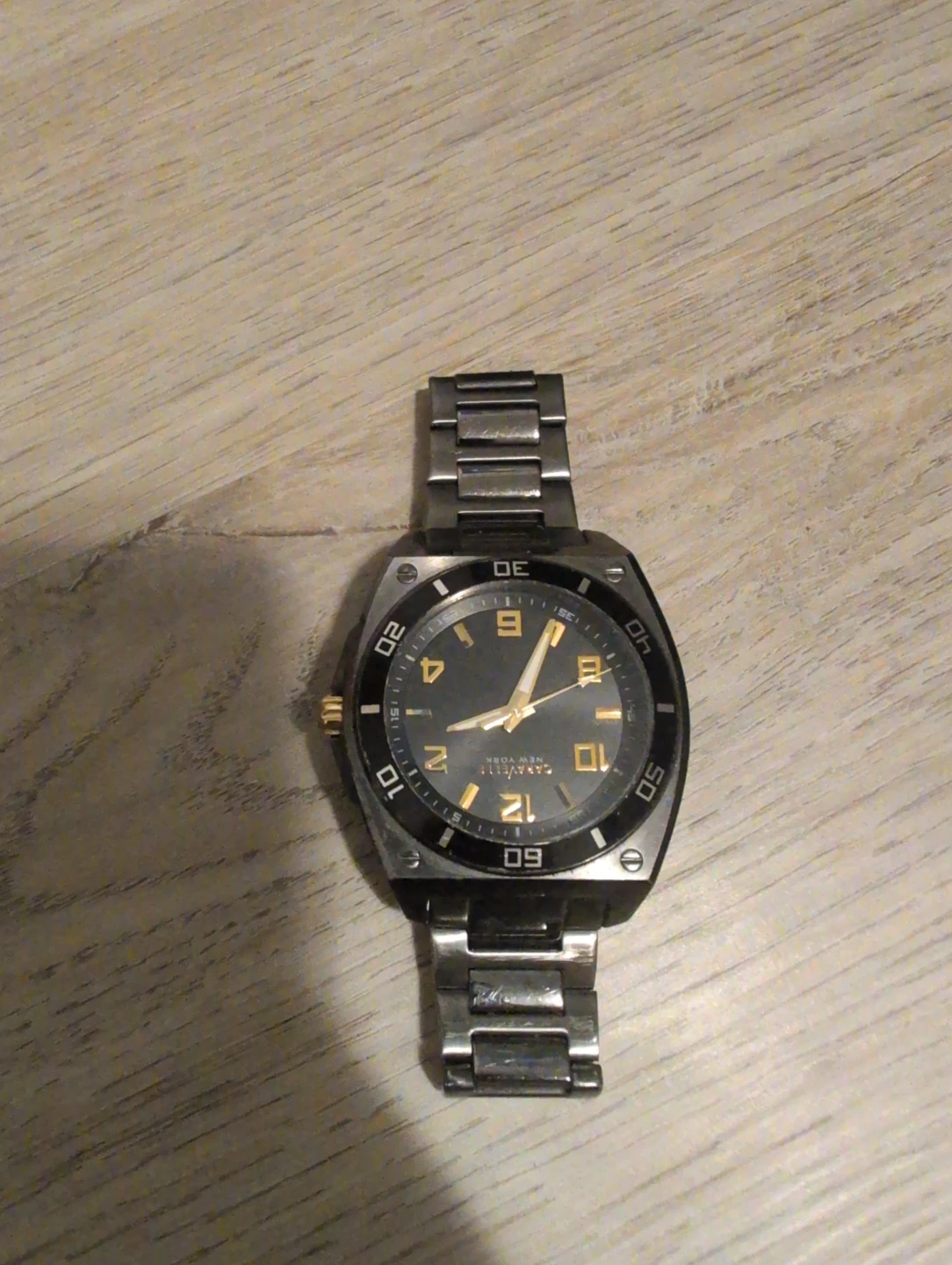 Caravelle New York Men's Black Watch - photo 2