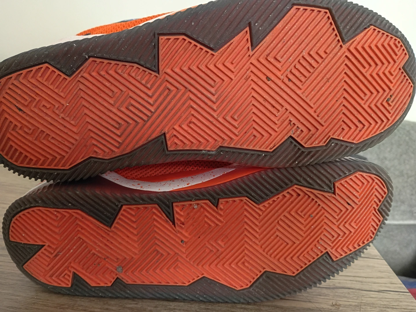 Nike Jordan Spizike Orange and Blue "Knicks" Sneakers mens 9 - photo 3