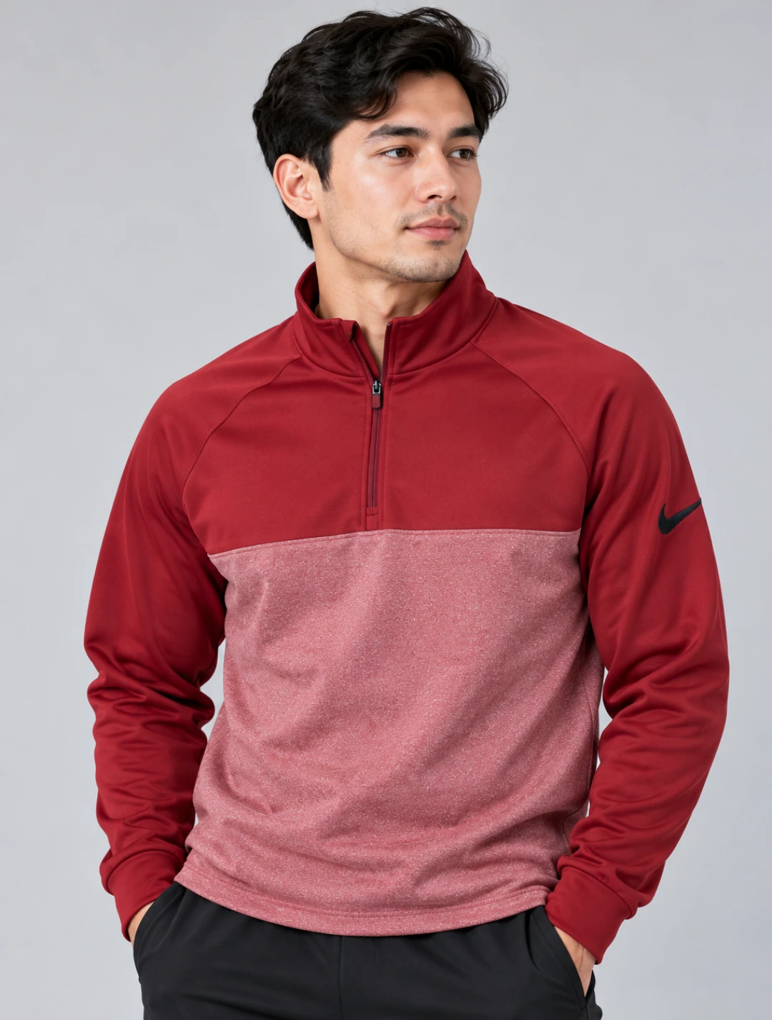 Nike Golf Red Half-Zip Pullover