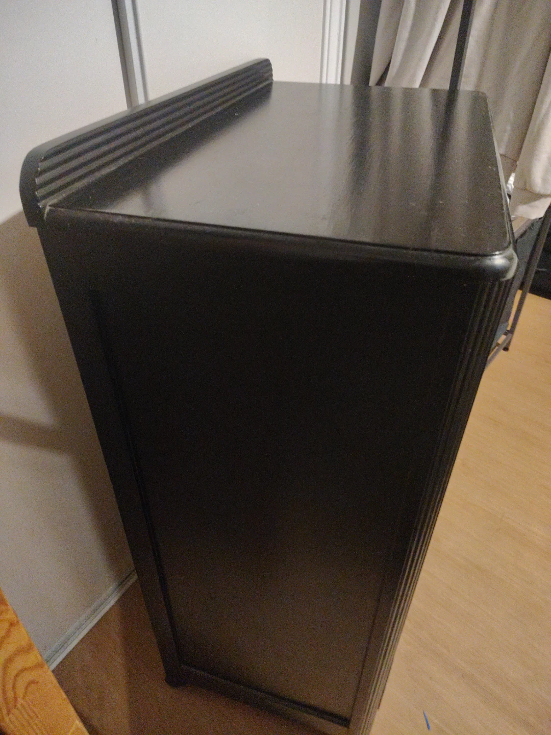 Black 4-Drawer Dresser - photo 3
