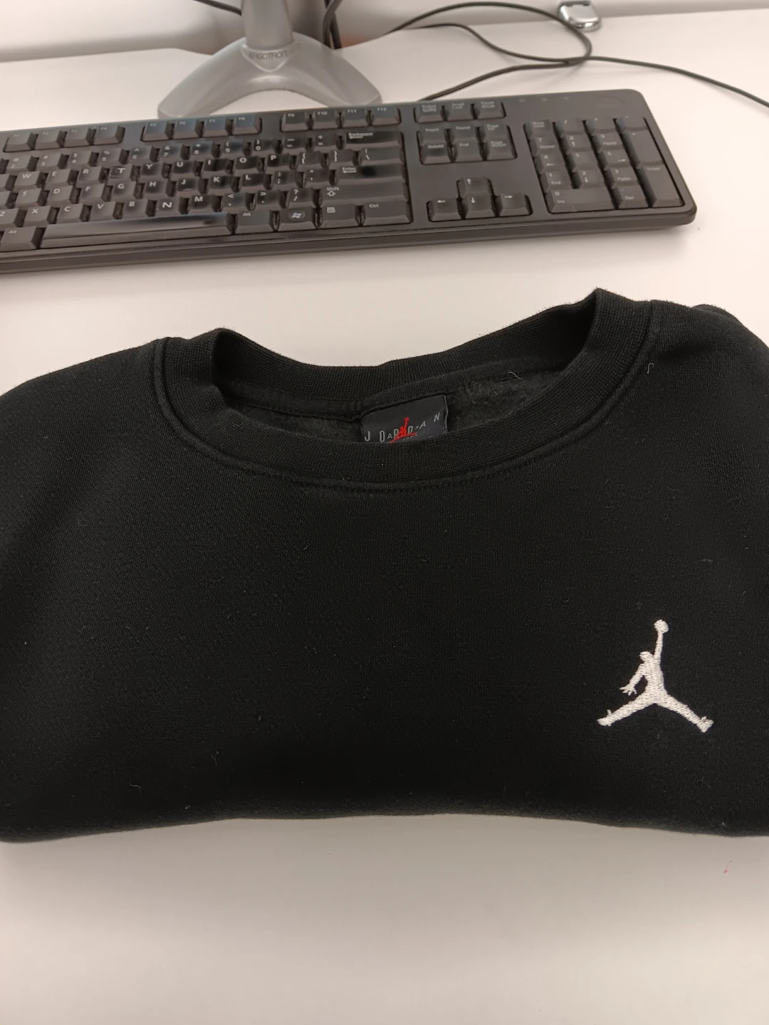 Jordan Black Crewneck Sweatshirt