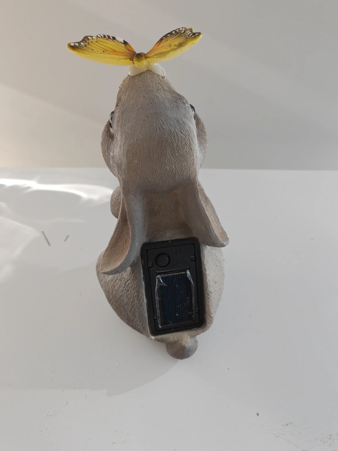 Solar-Powered Bunny Garden Figurine - photo 3