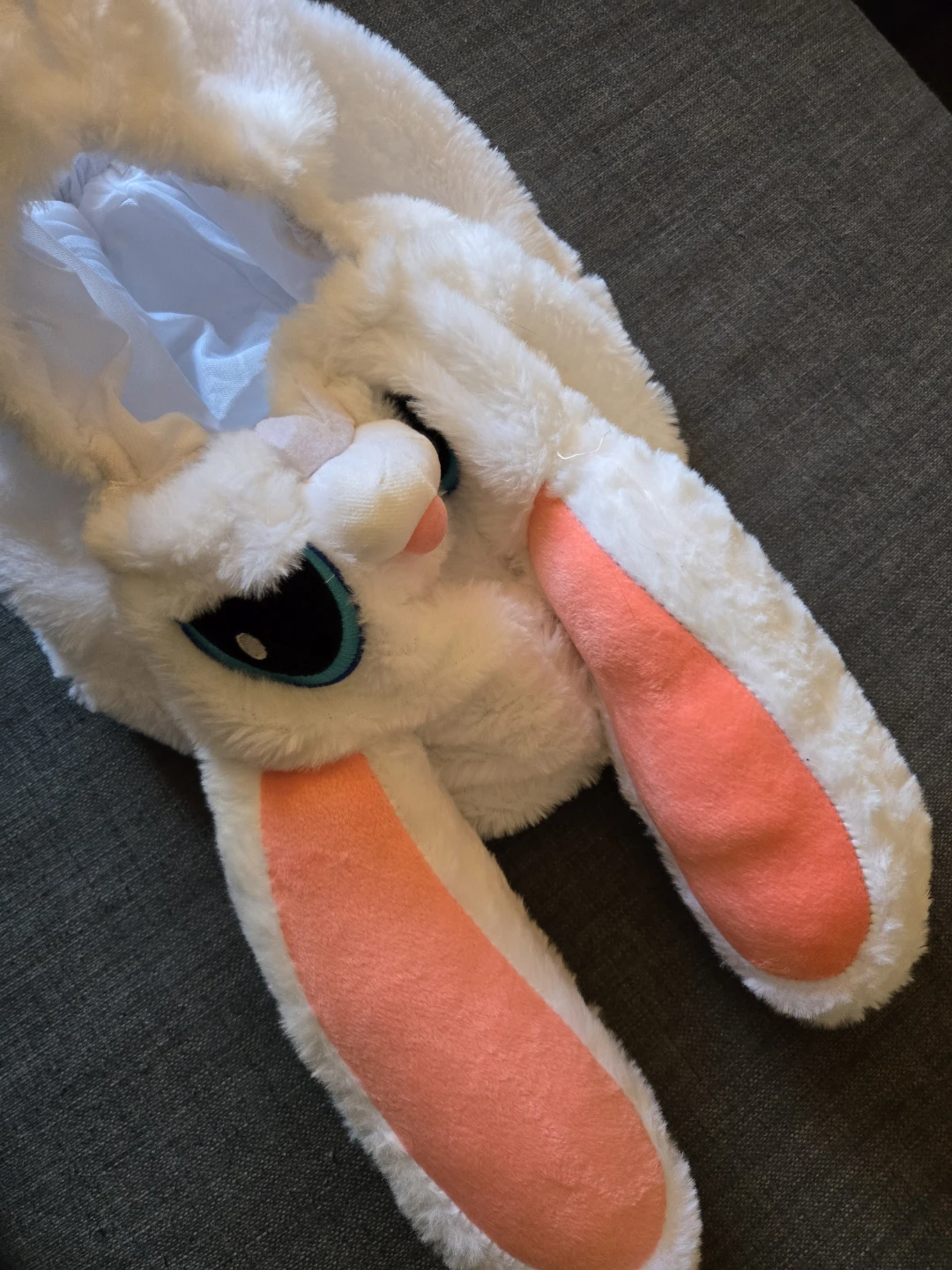 Bunny Head Helmet Cover Halloween Mask - photo 4