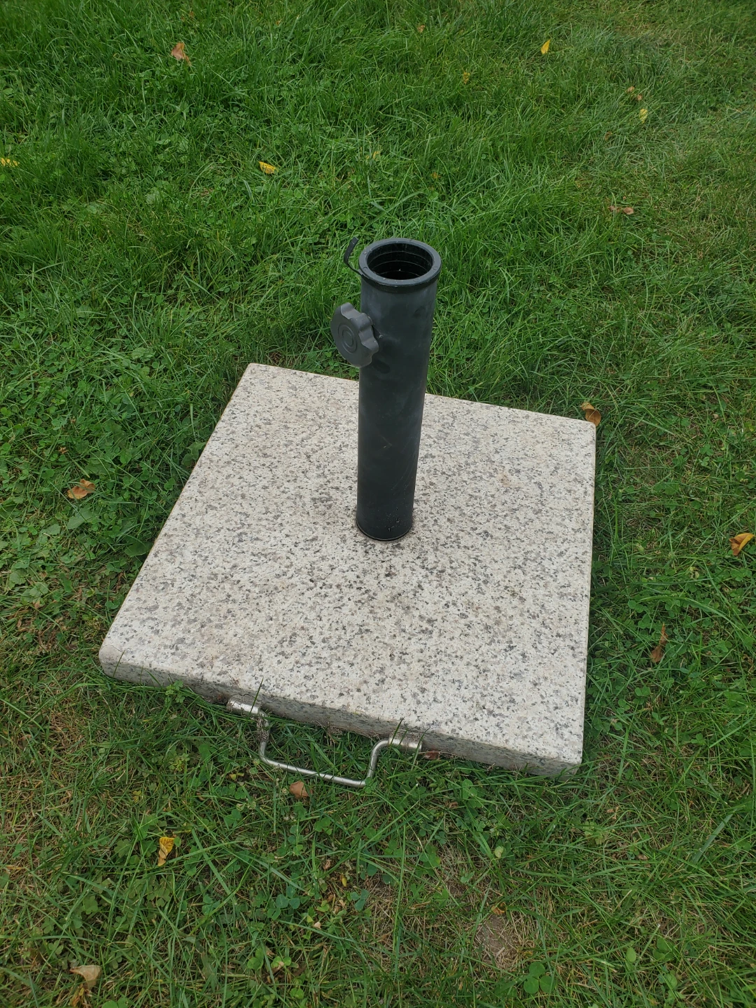 Granite Patio Umbrella Base Stand