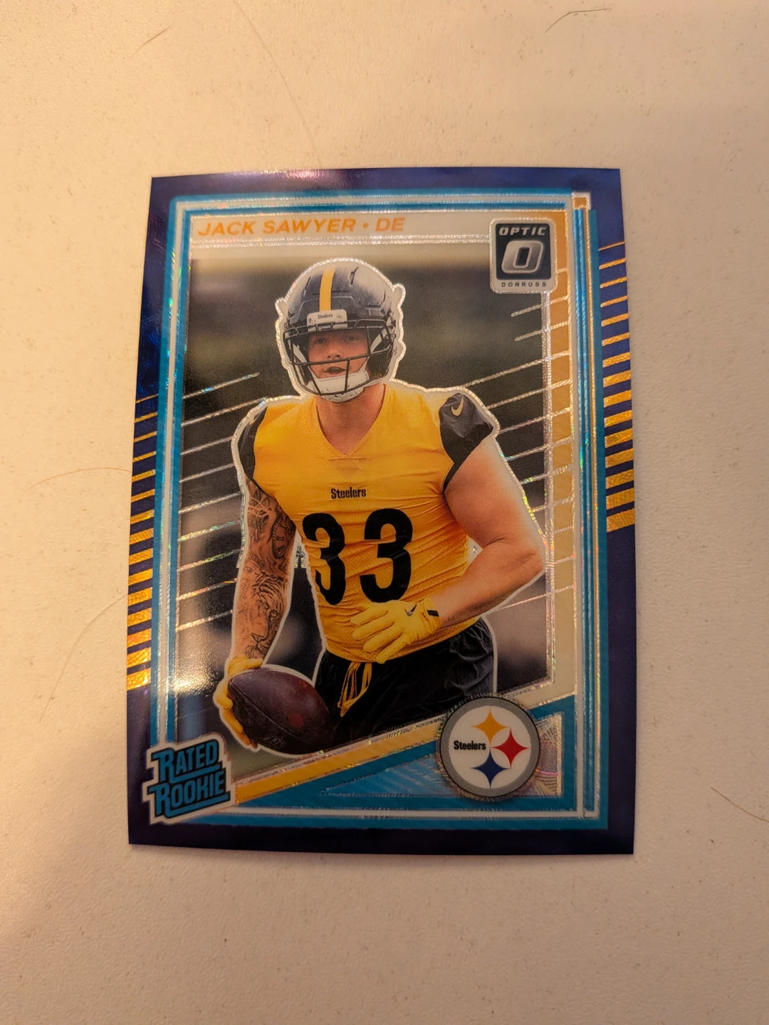 Donruss Optic Jack Sawyer Rated Rookie Card