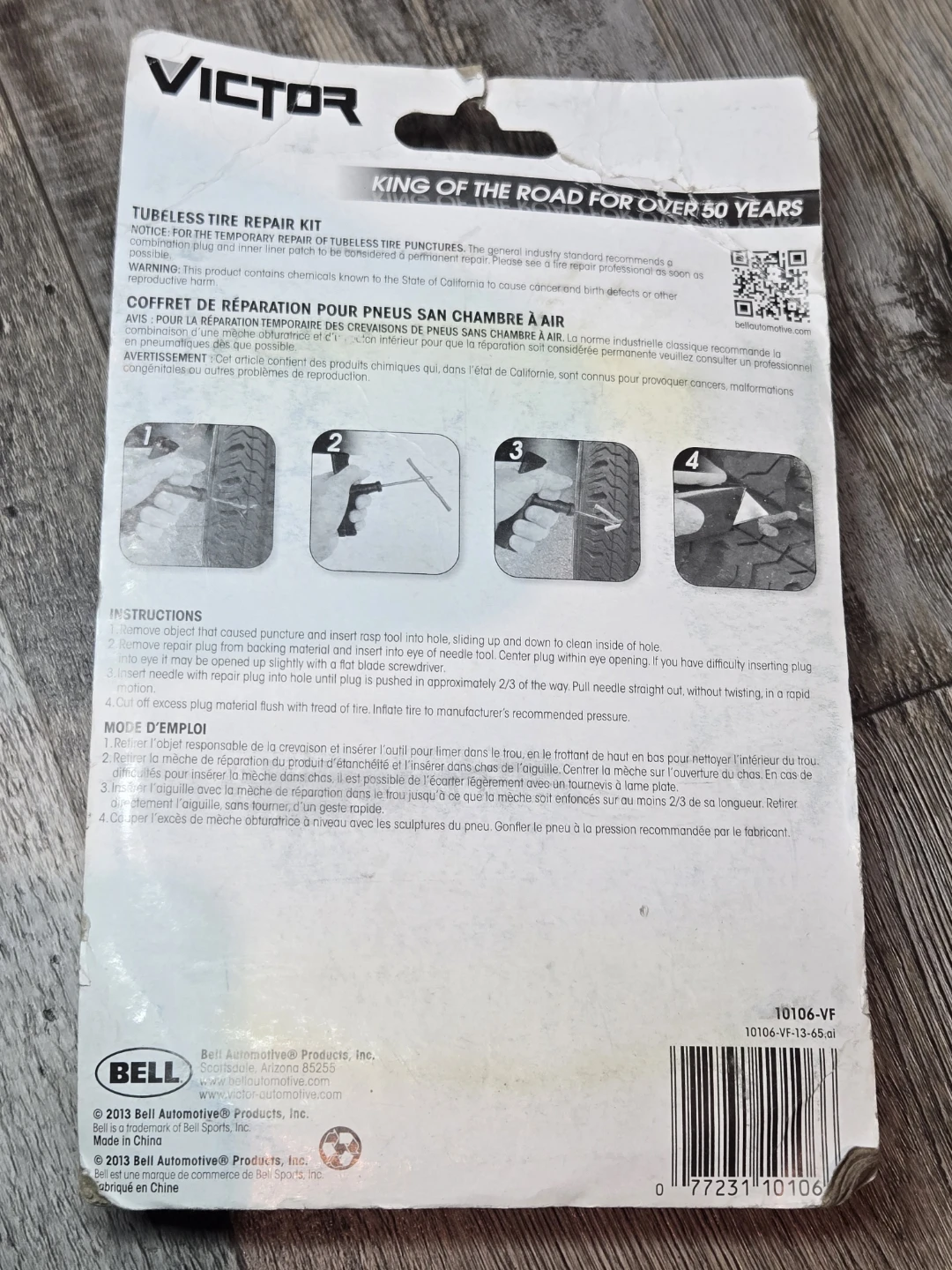 Brand new "Victor" tire repair kit - photo 2