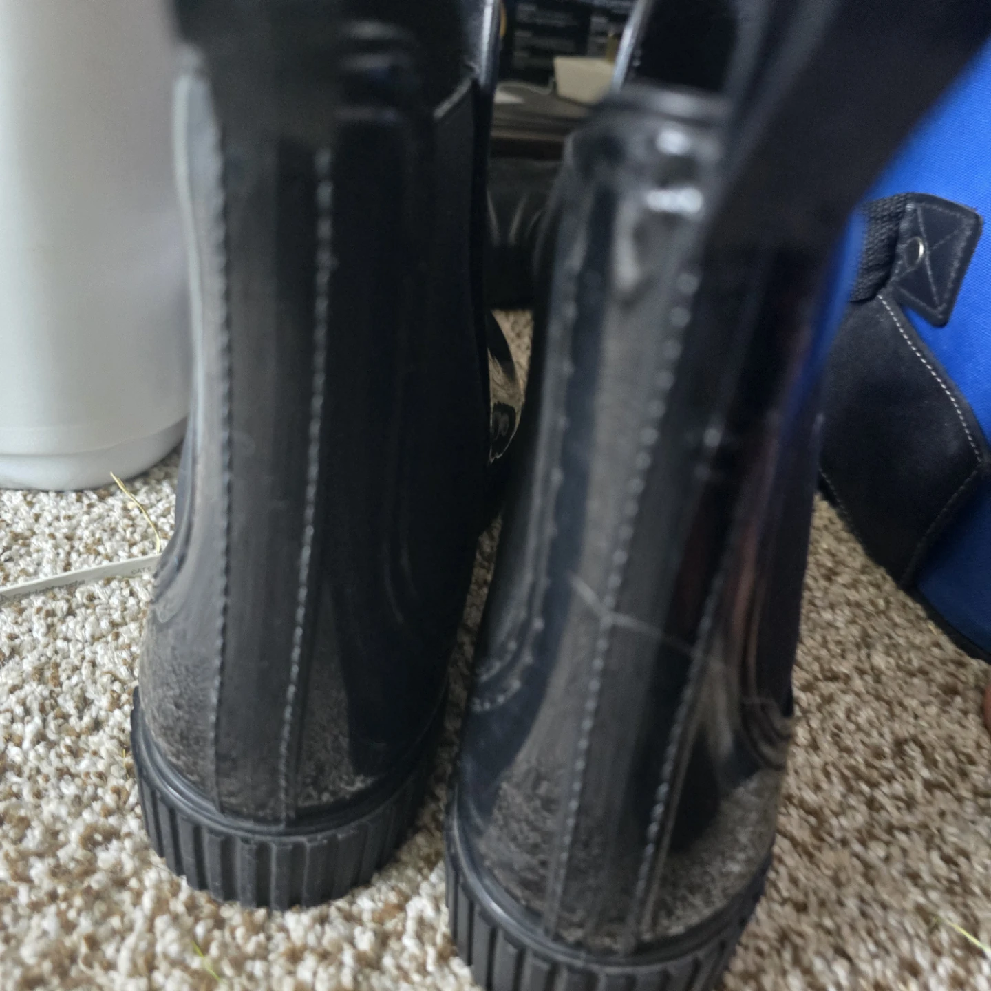Black Waterproof Ankle Boots Size 39 - photo 2