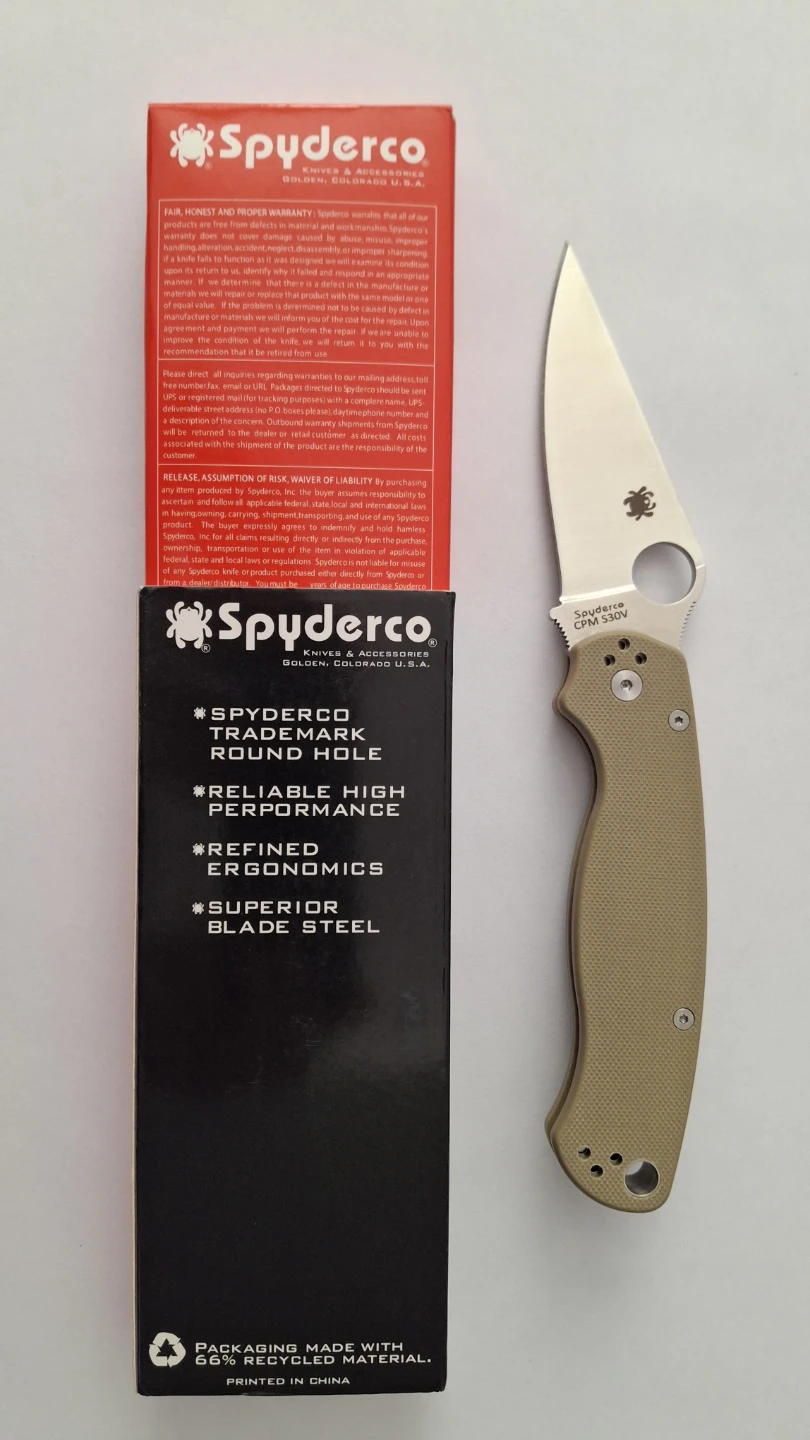 Spyderco CPM S30V Pocket  Knife - photo 3