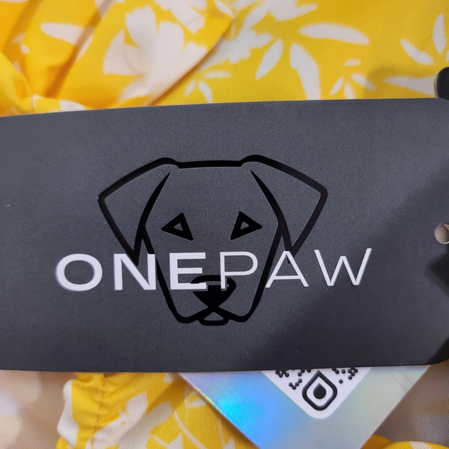 ONEPAW Yellow Floral Dog Dress - photo 3