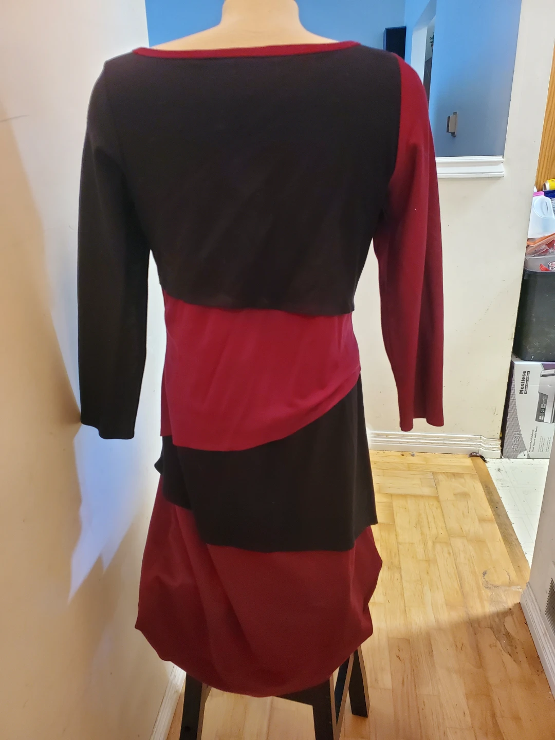 Colour Block Long Sleeve Dress - photo 2