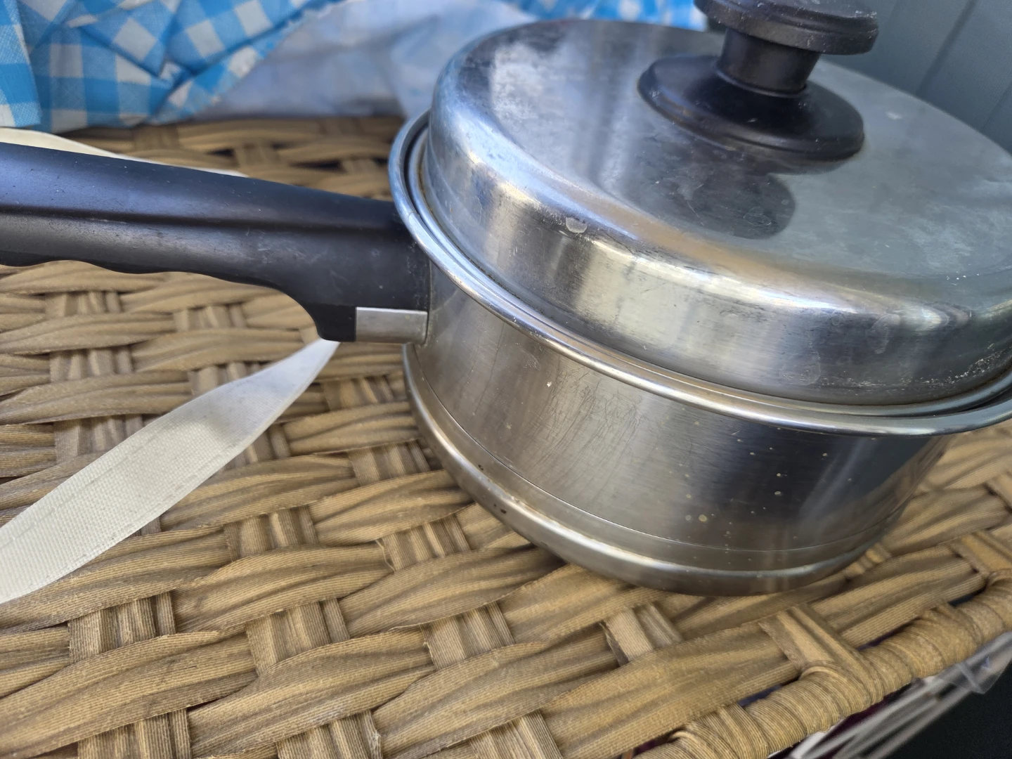 Lifetime stainless steel saucepan with lid - photo 3